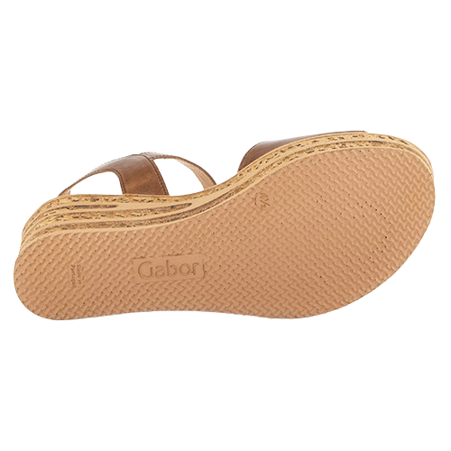 Gabor Wedge Sandals - 44.651.24 - Camel