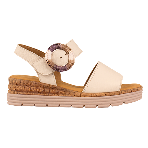 Gabor Ladies Wedge Sandals - 82.706.52 - Cream