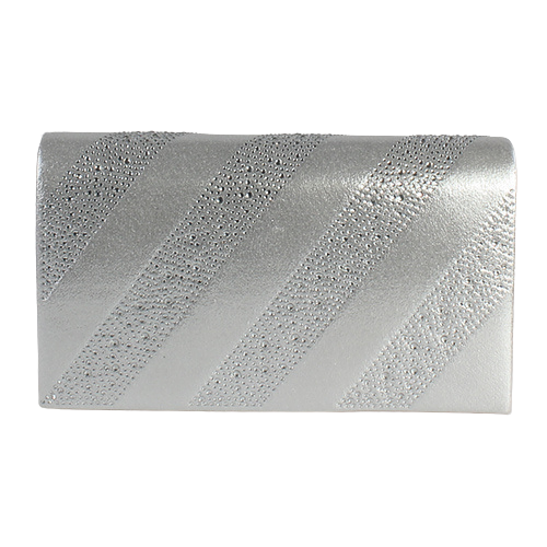 Glamour Clutch Bag - Minsk - Silver