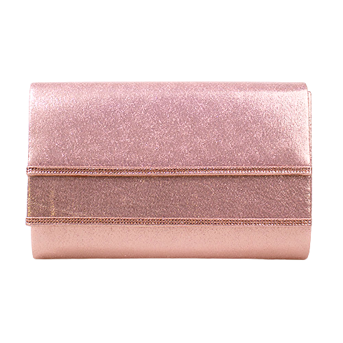 Glamour Clutch Bag - Rose Gold