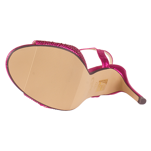 Glamour Dressy Heeled Sandals - Ava - Fuchsia