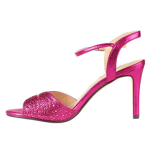 Glamour Dressy Heeled Sandals - Ava - Fuchsia