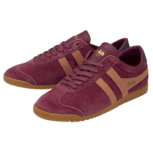Gola Ladies Suede Trainers - Bullet - Plum
