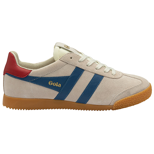 Gola Ladies Trainers - Elan - Beige /Blue /Red