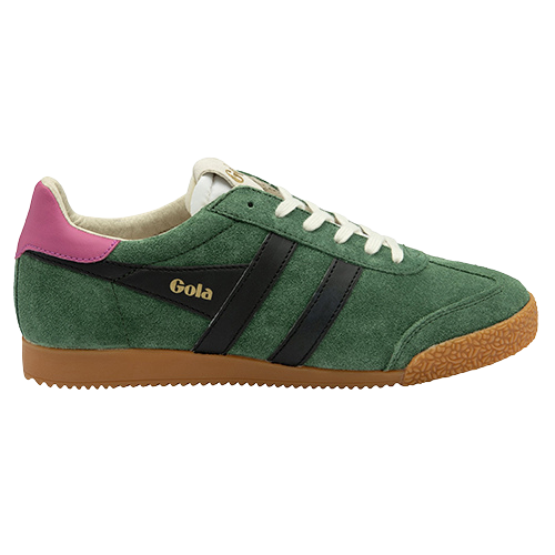 Gola Ladies Trainers - Elan - Green /Black /Fuchsia