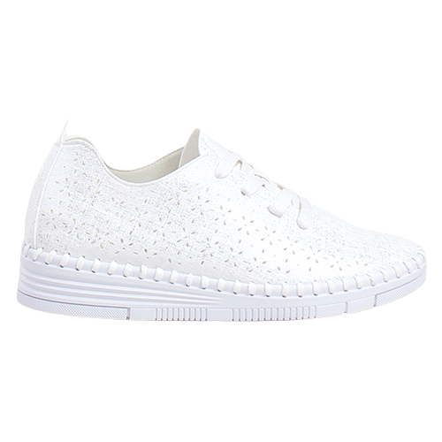 Heavenly Feet Ladies Casual Shoes - Lilia - White