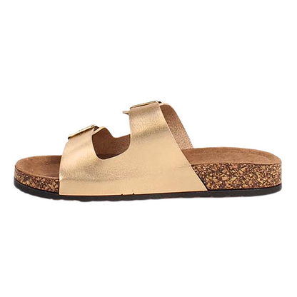 Heavenly Feet Ladies Sliders  - Harmony - Gold