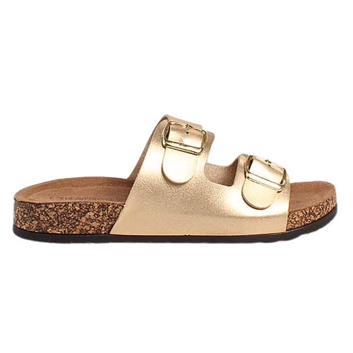 Heavenly Feet Ladies Sliders  - Harmony - Gold