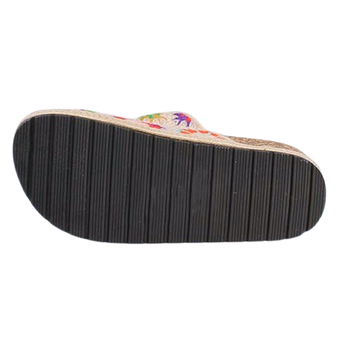 Heavenly Feet Ladies Sliders - Hyde - Beige