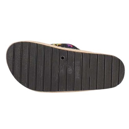 Heavenly Feet Ladies Sliders  - Hyde - Black