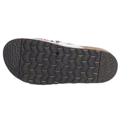 Heavenly Feet Ladies Sliders - Jess - White