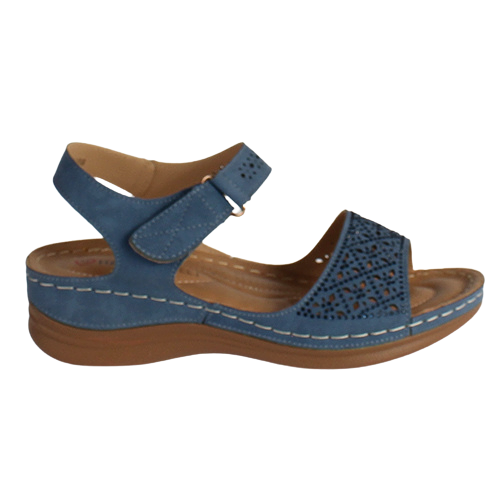 Heavenly Feet Ladies Sandals - Pamela - Denim