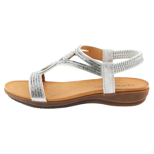 Heavenly Feet Ladies Sandals - Pippa - Silver