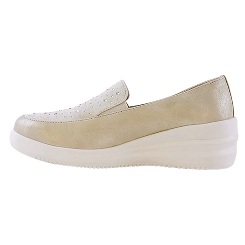 Heavenly Feet Ladies Trainers - Charly - Gold
