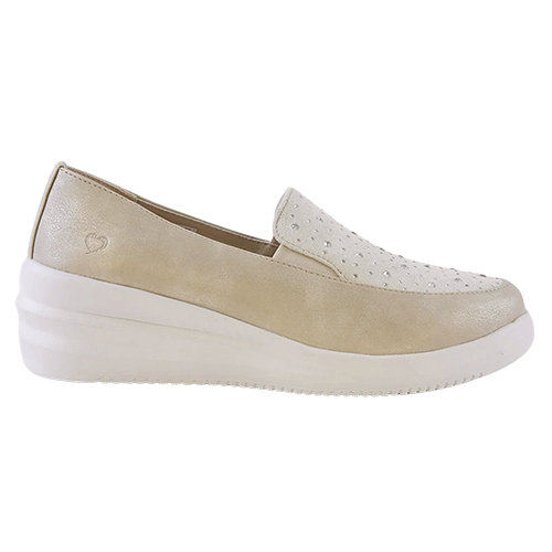 Heavenly Feet Ladies Trainers - Charly - Gold