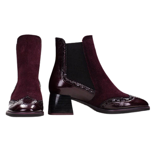 Burgundy ankle boots ladies online