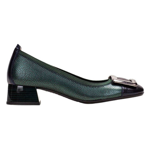 Hispanitas Block Heeled Pumps - CHI243673 - Green