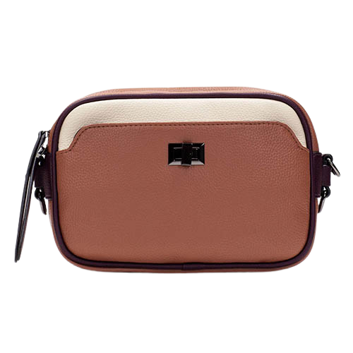 Hispanitas Ladies Crossbody Bag- BI243542- Almond