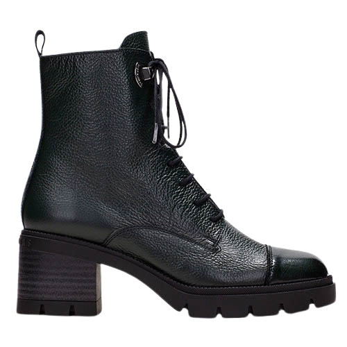 Hispanitas Block Heeled Ankle Boots - HI243605 - Green