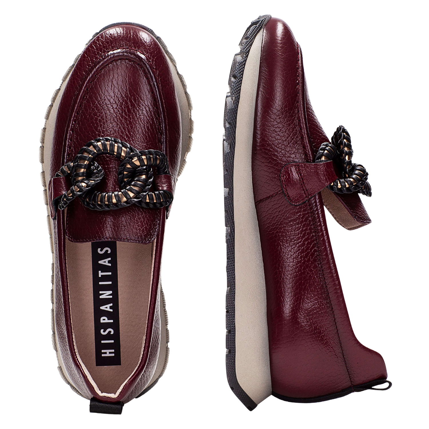Hispanitas Ladies Loafers - HI254238 - Wine