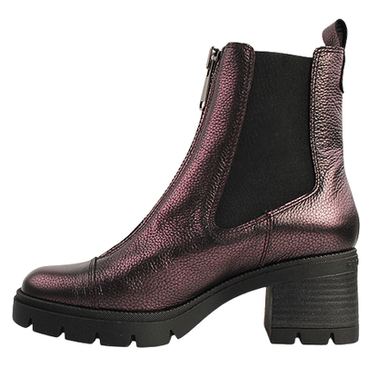 Hispanitas Block Heeled Ankle  Boots - HI243636 - Burgundy