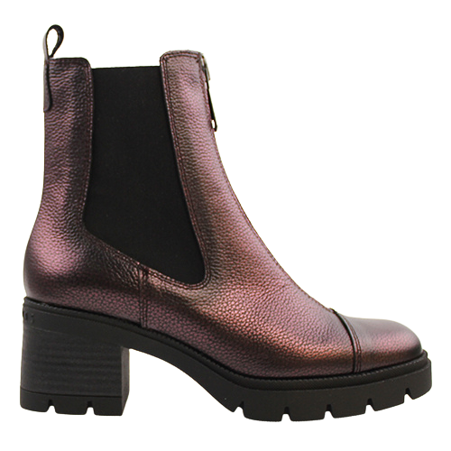 Hispanitas Block Heeled Ankle  Boots - HI243636 - Burgundy