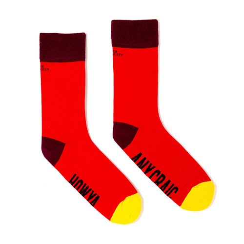 Socksciety Socks - Howya any craic - Red