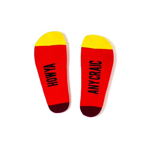 Socksciety Socks - Howya any craic - Red