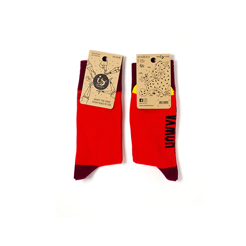 Socksciety Socks - Howya any craic - Red