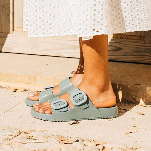 Igor  ladies Sliders  - Habana Brillo - Green