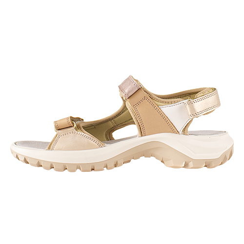 Imac Ladies Walking Sandals - 109430 - White/gold