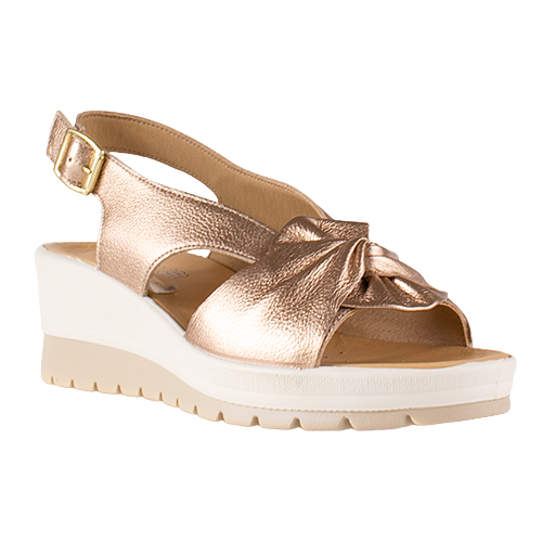 Imac  Ladies Wedge Sandals - 108290 - Gold