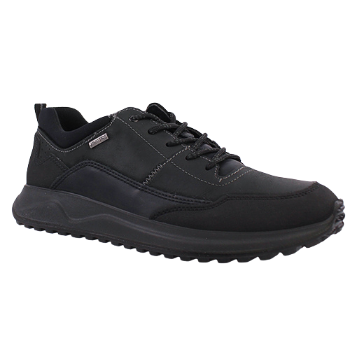 Imac Leather Waterproof Trainers - 652928 - Black