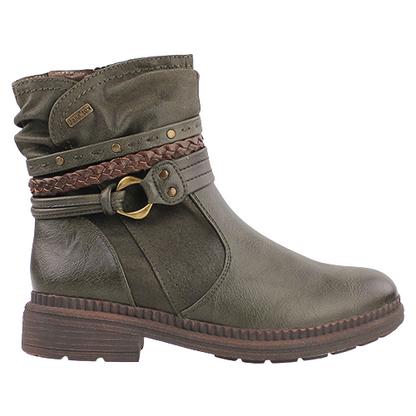 Jana Ladies Ankle Boots - 25464-43 - Olive