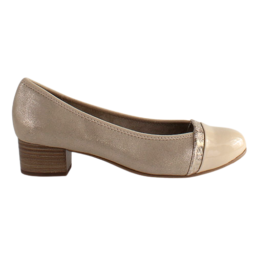 Jana Block Heeled pumps - 22366-41 - Gold