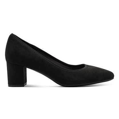 Jana Ladies Block Heeled Pumps- 22461-46 - Black
