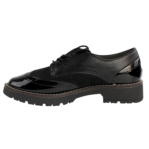 Jana Ladies Brogues - 23770-43 - Black