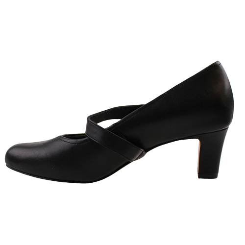 Jana  Cross Strap Pumps  - 22474-43 - Black