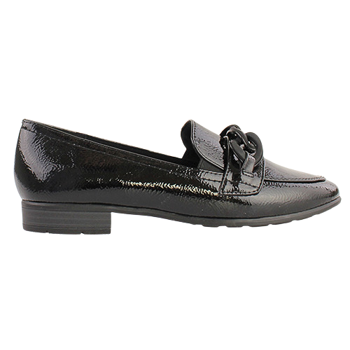 Jana Ladies Loafers - 24260-41 - Black Patent