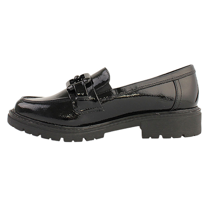 Jana Ladies Loafers - 24764-41 - Black Patent