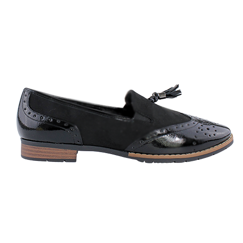 Jana  Ladies Loafers - 74260-41 - Black