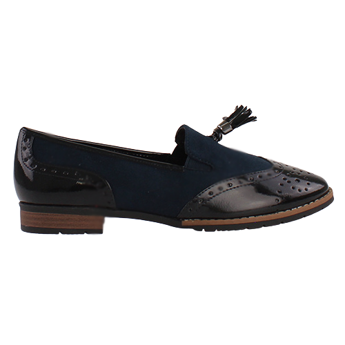 Jana Ladies Loafers - 74260-41 - Navy