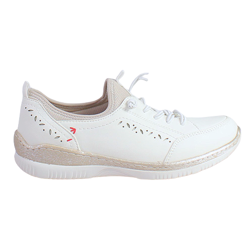 Jana Ladies Trainers - 24772-44 - Off White