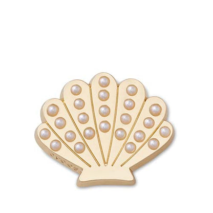 Crocs Gold and Pearl Seashell Jibbitz Charm