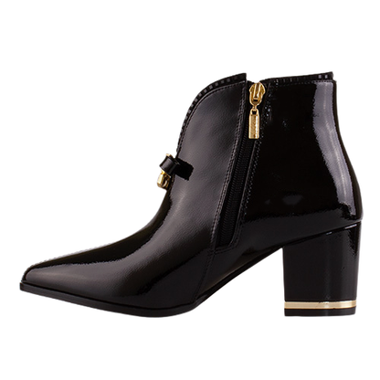 Kate Appleby Block Heeled Ankle Boots- Alness - Black