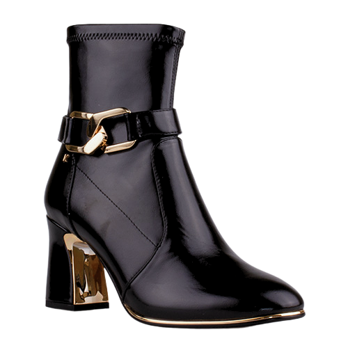 Kate Appleby Block Heeled Ankle Boots - Worthorpe- Black