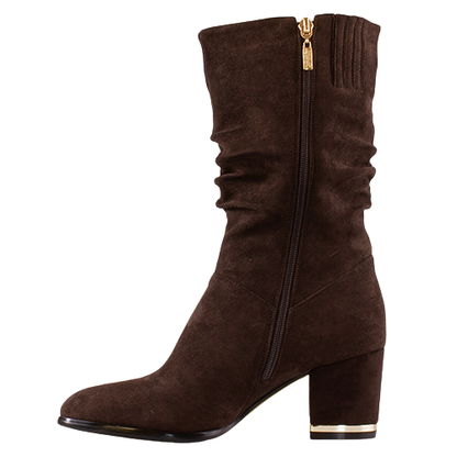 Kate Appleby Block Heeled Mid Boots - Tilbrook - Brown