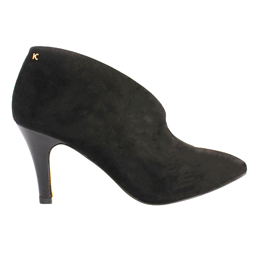 Kate Appleby Heeled Ankle Boots - Laxey - Black Suede