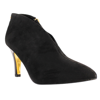 Kate Appleby Heeled Ankle Boots - Laxey - Black Suede