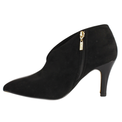 Kate Appleby Heeled Ankle Boots - Laxey - Black Suede